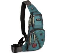 Nicgid Riñonera cruzada para hombres y mujeres, Green, S, Viajes.
