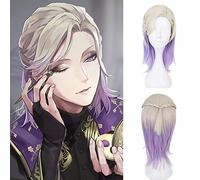 NICHANGHUA Cosplay Perücken für Damen Kostüm Halloween Party Perücke Kurz Schnitt Rot mit Pony Dummes Haar (Color: Vil Schoenheit)