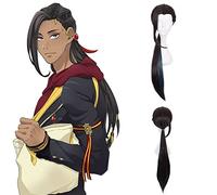 NICHANGHUA Cosplay Perücken für Damen, Kostüm, Halloween-Party-Perücke, Kurze Schnitt-Perücke, Rot mit Pony Haar Dumme (Color: Jamil Viper)