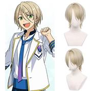 NICHANGHUA Cosplay Perücken für Damen, Sterne-Set, Halloween-Kostüm, kurze synthetische Perücken mit Pony, Hime-Schnitt, Mittelteil (Color: Shiratori Aira)