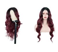 NICHANGHUA Peluca Ombre Natural, Resistente al Calor, Ondulada para Mujeres Blancas, Uso Diario En Fiestas, Cosplay (Color: W1017-R2-118#)