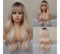 NICHANGHUA Pelucas de repuesto para el cabello Cosplay frente sintético rizado encaje para mujer aspecto natural traje de mujer (Color: LC048-1)