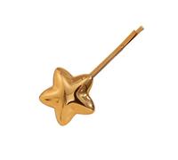 Niche Design Fashion - Accesorios para el cabello de acero inoxidable resistentes al agua, diseño tridimensional de cinco puntas con estrella brillante