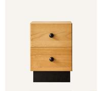 Niche Design Mesita de Noche de Madera Maciza Gabinete de Almacenamiento de inspiración Lujosa con un Atractivo Sofisticado Ideal for organizar la Oficina y la Sala de Estar(Apricot,(10 * 14 * 20in))
