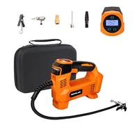 Nichilas Inflador de neumáticos para batería DEWALT de 20 V máximo, compresor de aire portátil, bomba de neumáticos con manómetro digital de 120 PSI para coche, camión, bicicletas, pelota (solo