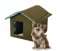 Nicho Al Aire Libre Para Gato - Nichos De Exterior Para Perros, Nicho Portátil Para Mascotas | Refugio De Invierno Resistente A La Intemperidad Para Mascotas Con Alfombra Suave Desmontable, Nich