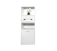 Nicho de baño empotrable impermeable, con compartimento para basura, de acero inoxidable, organizador de almacenamiento para cocina, sala de estar, dormitorio