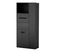 Nicho de baño empotrado, cubo de basura oculto de acero inoxidable, estante de almacenamiento, organizador de tocador para sala de estar y jardín