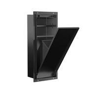 Nicho de ducha de acero inoxidable con cubo de basura integrado, organizador de almacenamiento de pared empotrado para baño, cocina, sala de estar.