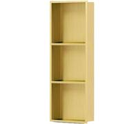 Nicho de Ducha de Acero Inoxidable - No Requiere Azulejos, Organizador de baño Dorado para Almacenamiento en Cuartos húmedos y renovación del hogar, 900x280x125 mm - Solución Moderna para la