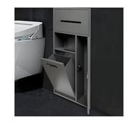 nicho de ducha de acero inoxidable, soporte de champú montado en la pared y organizador de almacenamiento de papel higiénico para baño, diseño que ahorra espacio, duradero y resistente al óxido