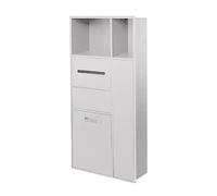Nicho de Ducha Empotrado de Acero Inoxidable | Portarrollos de Papel higiénico de Pared | Estante de baño Compacto for Toallas, jabón y champú(Natural)