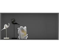 Nicho de ducha empotrado, diseño horizontal para organización del baño