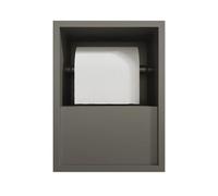 nicho de ducha， Nicho empotrado de acero inoxidable, organizador nicho pared, sin necesidad azulejos, multicolor, varios tamaños(Grey,230x170x120mm)
