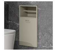 Nicho De Ducha para BañO Empotrado de Acero Inoxidable para Pared, Estante Empotrado, Bote de Basura para casa, Hotel, no Necesita Azulejos, Inserto de baño, Almacenamiento para champú, jabó