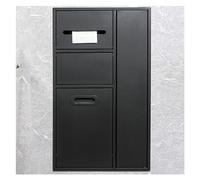 Nicho de Pared para baño, de Acero Inoxidable, para Ducha empotrada, con Estante para champú y artículos de tocador, Soporte para Cubo de Basura y Organizador de baño, 40 x 67 x 14 cm (15,74