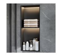 Nicho de Pared para baño, de Acero Inoxidable, para Ducha, Impermeable, para champú y cosméticos, para baño, Sala de Estar, Dormitorio, nicho de Almacenamiento Empotrado.