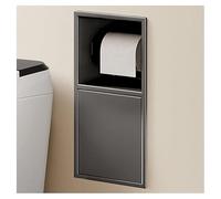 Nicho de Pared para baño, Ducha de Pared de Dos Niveles, Estante Impermeable, nicho Empotrado de Acero Inoxidable, solución de Almacenamiento para baño Que Ahorra Espacio y Tiene un diseño