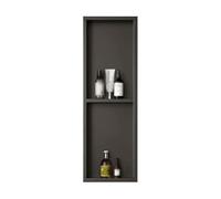 Nicho de Pared para baño, Ducha LED con iluminación, Impermeable, Empotrado, Estante de Almacenamiento de baño de aleación de Aluminio para Uso Horizontal/Vertical