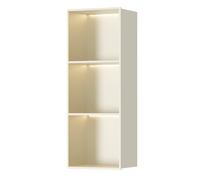Nicho de pared para baño, estante de ducha empotrado montado en la pared con iluminación integrada, diseño elegante y funcional para un uso eficiente del espacio