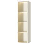Nicho de pared para baño, estante de ducha empotrado montado en la pared con iluminación integrada, diseño elegante y funcional para un uso eficiente del espacio