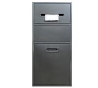 Nicho de Pared para baño, estantes de Ducha rectangulares empotrados Impermeables, gabinete de Almacenamiento para baño Que Ahorra Espacio con Puerta, nicho duchas de