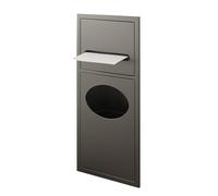 Nicho de Pared para baño, Mueble de nicho de Acero Inoxidable, Soporte para Papel higiénico Empotrado, cesto de Basura de Pared 304, para restaurantes y Clubes de Alta Gama.
