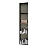 Nicho de Pared para baño, Nicho de Almacenamiento for Ducha Empotrado de Acero Inoxidable con estantes. No Requiere Azulejos. Paquete de 1. Multicolor.(Grey,28x120cm)