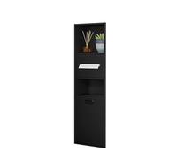 Nicho de Pared para baño, nicho de Ducha de Acero Inoxidable, Estante de Almacenamiento de Papel higiénico Empotrado con Cepillo para baño