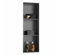 Nicho de Pared para baño, nicho de Ducha de Acero Inoxidable, mampara metálica, Estante Empotrado, Armario de Pared Impermeable y antiarañazos para Sala de Estar y Cocina.