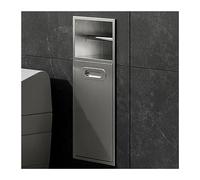 Nicho de Pared para baño, nicho de Ducha de Acero Inoxidable, Soporte para Papel higiénico Empotrado, Estante de Almacenamiento de Pared para baño, Cocina, Sala de Estar y Dormitorio.