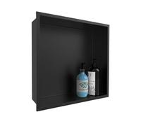 Nicho de Pared para baño, nicho de Ducha, estantes empotrados en la Pared, botiquín Empotrado de Acero Inoxidable, Estante de baño más Estable para almacenar jabón, un Piso