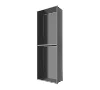 Nicho de Pared para baño, nicho de Pared para baño, Ducha de Acero Inoxidable Resistente al Agua, Estante de 1/2/3/4 Niveles, no Necesita Azulejos para Almacenamiento