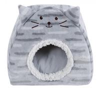 Nicho gris para gatos - Ferribiella - Mediciones: 40 x 40 x 30 cm