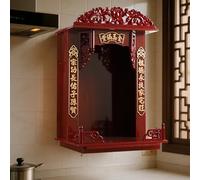 Nicho Mural para Buda con Cajón, Mesa De Altar para El Culto Doméstico, Soporte para Estatua De Guanyin, Diosa De La Riqueza, E Incensario. B 29CM/11.4IN