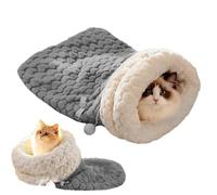 Nicho para gatos | Cama de invierno cálido de felpa - Nido acogedor cerrado para gatos pequeños animales cachorro conejo para salón, dormitorio, balcón y mesita de noche