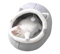 Nicho para gatos - Lavable y semicerrado | Cesta esponjosa para gatos de
