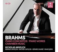 Johannes Brahms – Conciertos para piano, obras y música de cámara – CD caja 10 discos