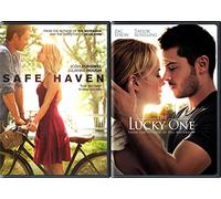 Nicholas Sparks Safe Haven Movie & The Lucky one Zac Efron Double Feature Love Bundle
