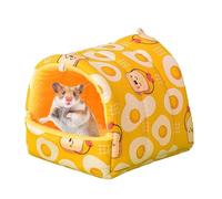 Nichos y hábitats para animales pequeños, hábitats para erizos - Casa de hámster confortable Bunny Hut - Cama para animales pequeños, cama de hámster con diseño grueso para conejo, hámster, fu