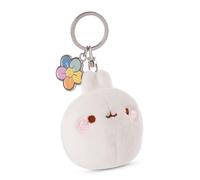 NICI Llavero Molang 6cm Blanco - Colgante Animal de Peluche - para Colgar en la Llave, Bolso, Mochila, y Mucho más, para niños y Adultos, una excelente Idea de Regalo
