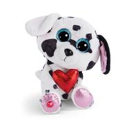 NICI- Topacio GLUBSCHIS dálmata Topaz 15cm Blanco sostenible Hecho de Suave Peluche, para Jugar y abrazar, para niños y Adultos, una Gran Idea de Regalo, Color (49236)