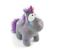 NICI Animal de Peluche Unicornio Star Bringer 22 cm - Animal de Peluche Suave para Acurrucarse y Jugar, Juguete para Niños y Adultos, 48630, para Regalar, Gris