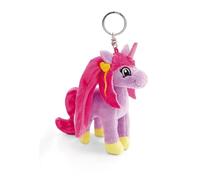 NICI Llavero Lissy PONY unicornio Mandy 10cm morado - Colgante animal de peluche - Para colgar en la llave, bolso, mochila, y mucho más, para niños y adultos, una excelente idea de regalo