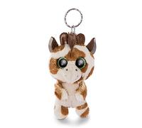 NICI Original - Glubschis Jirafa de Peluche Halla 9 cm - Tiernos Animales del Zoo - Lindo Colgante para Cordones y llaveros - Mini Juguete niños, Color Beige/marrón, (46940)