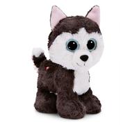 NICI GLUBSCHIS Peluche Perro Husky Barkley 15 cm - Peluche de Colores con Grandes y Bonitos Ojos de Purpurina, Peluche para los Amantes de los Peluches - 49398