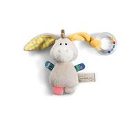 NICI Burro Muli con anillo sonajero, variedad de colores