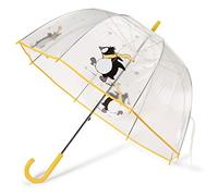 NICI 38984 Paragua, Diámetro 73 cm, Longitud 82 cm, Diseño Pingüino, Transparente