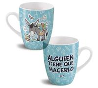 NICI 42858 Taza, 310 milliliters, Porcelana, Azul