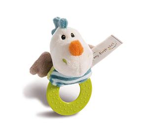 Nici 43706 Dragilu - Mordedor para bebé, diseño de dragón, Color Beige y Multicolor